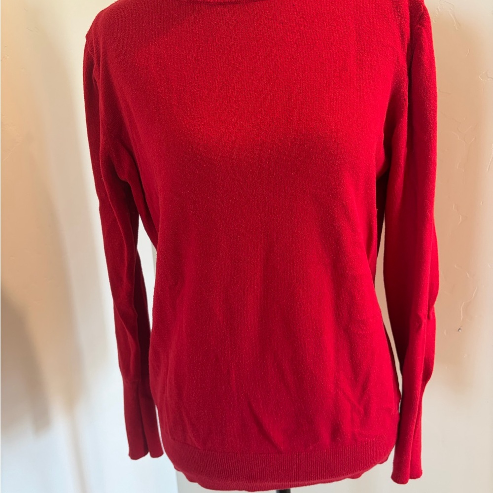 3/$15! Worthington Vibrant Red Women's Crew neck Sweater